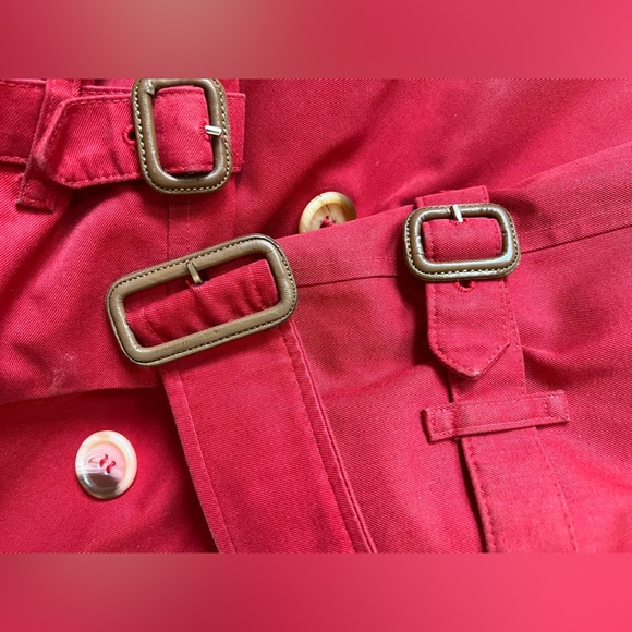 Classic Burberry check plaid coat USA 6 long - Picture 4 of 16